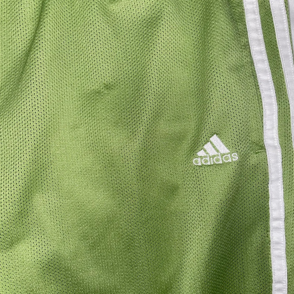 Green Adidas 3/4 Length Joggers - Picture 2 of 4